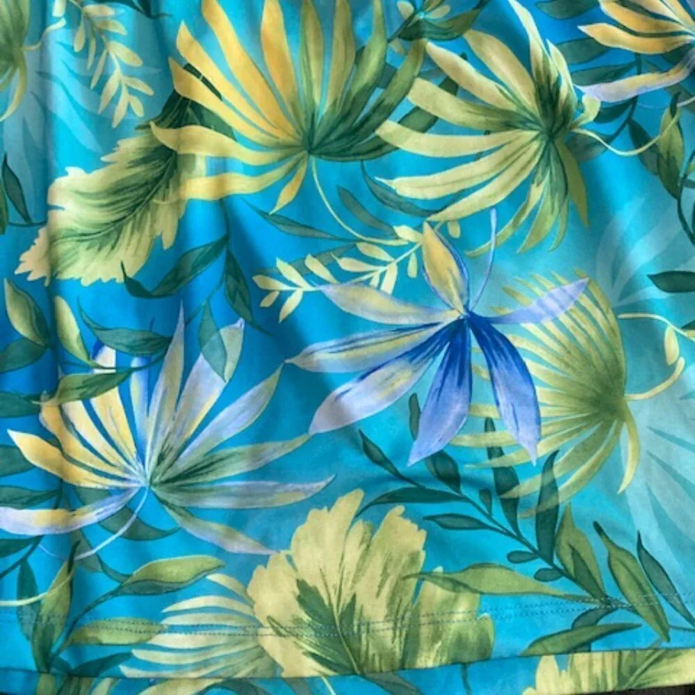 Tropical swim skirt